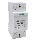 BR-POE-P 48V حماية زيادة البيانات cat 6 POE Power Over Ethernet جهاز حماية زيادة spd spd rj45 poe